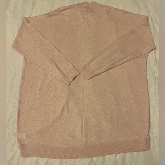 NWT XL Pale Pink Gap Open Cardigan - Picture 2 of 5
